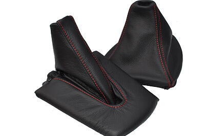 FITS BMW Z4 E85 E86 GEAR + HANDBRAKE GAITER BOOT red st CUSTOM NEW MADE IN UK