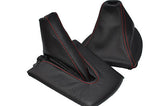 FITS BMW Z4 E85 E86 GEAR + HANDBRAKE GAITER BOOT red st CUSTOM NEW MADE IN UK