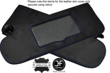 RED STITCH 2X SUN VISORS LEATHER COVERS FITS CHEVROLET CAMERO Z28 1993-2002