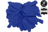 LARGE ROYAL BLUE LEATHER FULL 40 SQ FT HIDE QUALITY TOP GRAIN GENUINE LEATHER