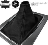 BLACK& BLACK REAL LEATHER GEAR GAITER FOR MERCEDES E CLASS W207 A207 C207 09-16