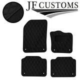 D GREY DIAMOND STITCH VINYL 4XTAILORED FLOOR CARPET FOR VOLVO S90 V90 16-21 JF1