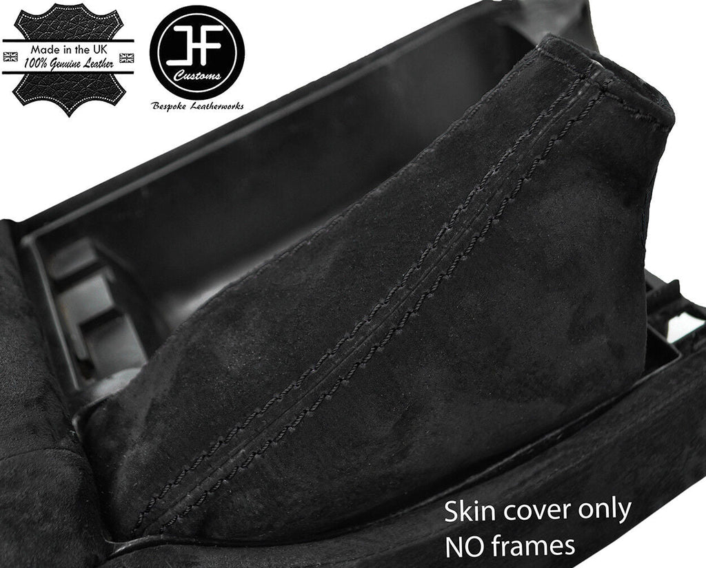BLACK STITCHING REAL SUEDE HANDBRAKE GAITER FITS NISSAN 300ZX Z32 1990-1996