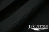 BLACK STITCH 2X UPPER B PILLAR LEATHER COVER FITS NISSAN JUKE F15 2010-2019