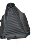 FITS MITSUBISHI  GTO FTO EVO COLT GAITER CARBON FIBER BLUE CUSTOM NEW MADE IN UK