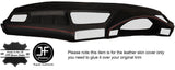 RED STITCH TOP DASH DASHBOARD LEATHER SKIN COVER FITS BMW 5 SERIES E34 84-97