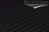 PURPLE  DIAMOND STITCH QUILTED LEATHER PADDED PANEL LUXURY PREMIUM 125CM X 85CM