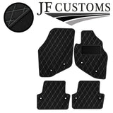WHITE  DIAMOND STITCH VINYL 4X TAILORED FLOOR CARPET FOR VOLVO V70 MK2 00-07 JF1