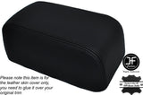 BLACK STITCHING LEATHER ARMREST LID SKIN COVER FITS NISSAN ALTIMA 1998-2001