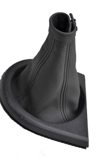 FITS FIAT MULTIPLA 99-04 GEAR GAITER GREY LEATHER black st CUSTOM NEW MADE IN UK