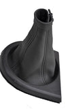 FITS FIAT MULTIPLA 99-04 GEAR GAITER GREY LEATHER black st CUSTOM NEW MADE IN UK