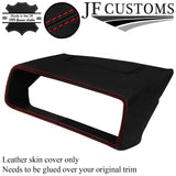 RED STITCH LEATHER SPEEDO SURROUND COVER FOR PEUGEOT 205 GTI PHASE 1 84-90