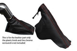 red stitch FITS VAUXHALL ASTRA MK5 H 05-09 AUTOMATIC GEAR & HANDBRAKE SET
