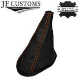 ORANGE STITCH LEATHER GEAR HANDBRAKE SET FOR MINI CLASSIC ROVER AUSTIN MORRIS