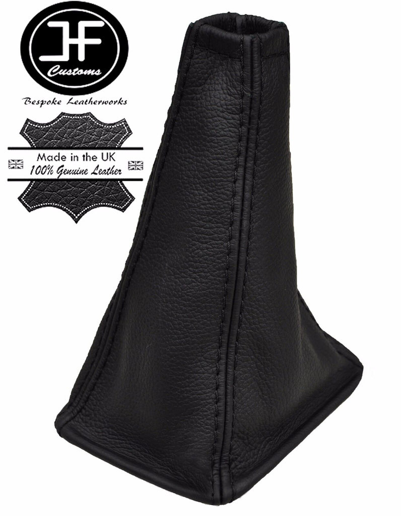 BLACK STITCH MANUAL LEATHER GEAR GAITER FITS TOYOTA RAV 4 06-09 6 SPEED