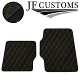 YELLOW DIAMOND VINYL 2X TAILORED FLOOR CARPETS FOR LOTUS ELISE S2 01-11