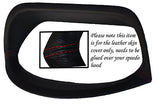 RED STITCH FITS HONDA CIVIC & CIVIC TYPE R 01-05 GAUGE HOOD SPEEDO LEATHER COVER