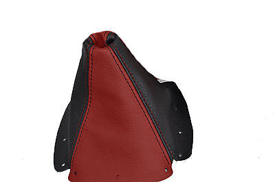 FITS MAZDA MX5 MK1  MIATA  GEAR GAITER 1989 - 1998 DARK RED & BLACK CUSTOM NEW