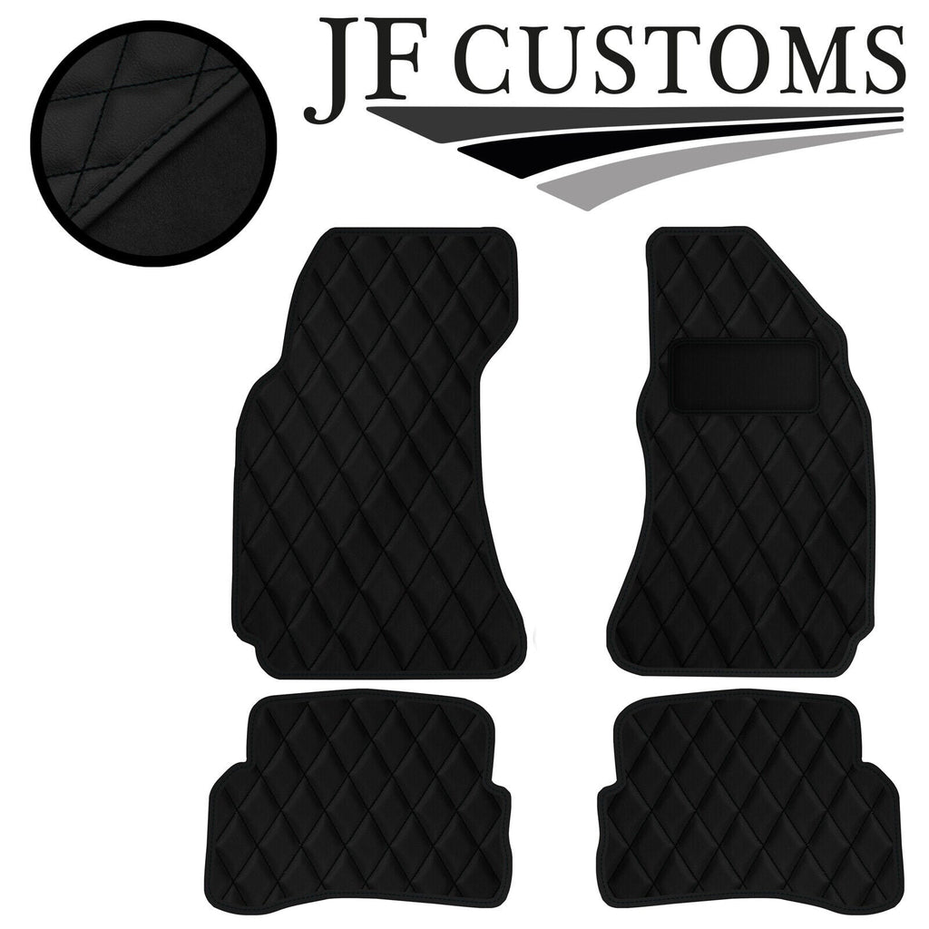 BLACK DIAMOND STITCH VINYL 4XTAILORED FLOOR CARPET FOR VW PASSAT B5 00-05 JF1