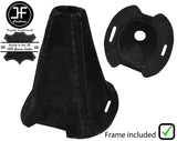 BLACK STITCH SUEDE SEMI AUTOMATIC GEAR GAITER + FRAME FOR SMART FORFOUR 04-07