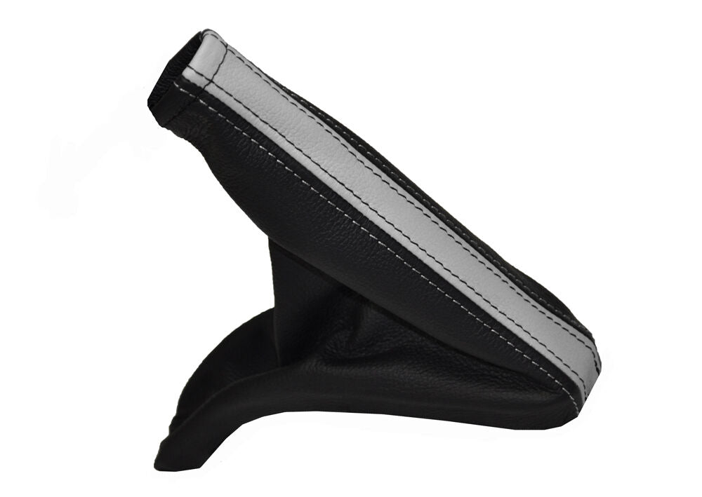 BLACK WHITE  2 TONE  FITS VAUXHALL OPEL ASTRA MK4 G SXI SRI HANDBRAKE GAITER