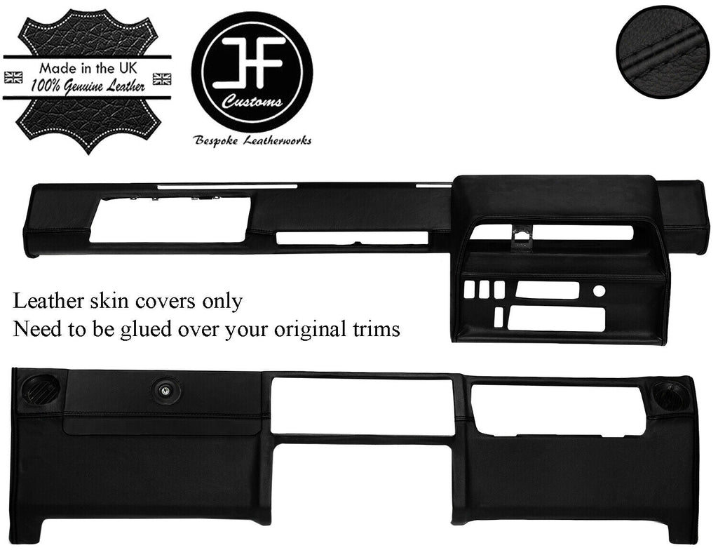 BLACK STITCH DASH DASHBOARD KIT LEATHER COVERS FOR MERCEDES G CLASS WAGON W460