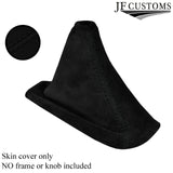 BLACK STITCHING REAL SUEDE HANDBRAKE GAITER FITS RENAULT MEGANE COUPE MK3 08-16