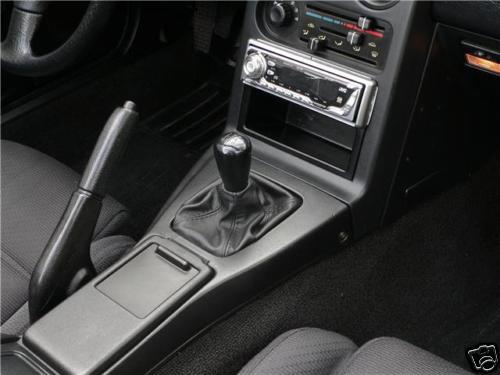 FITS MAZDA MX5 MK1 SHIFT BOOT GEAR GAITER BLACK LEATHER89-97 CUSTOM NEW