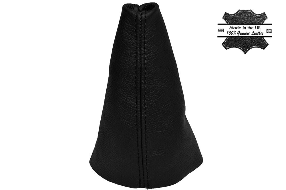 BLACK LEATHER SKIN MANUAL GEAR GAITER FITS MG ZR MGZR 2003-2005 CUSTOM NEW
