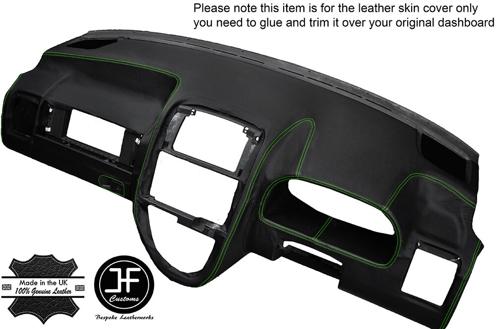 GREEN STITCHING DASH DASHBOARD LEATHER COVER FITS MERCEDES VITO W638 1996-2003