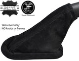 BLACK STITCH REAL SUEDE HANDBRAKE GAITER FITS FORD TRANSIT CONNECT 2002-2009