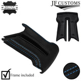L BLUE STITCH LEATHER COVERED STEERING WHEEL TRIMS+FRAMES FOR FORD MUSTANG 10-14