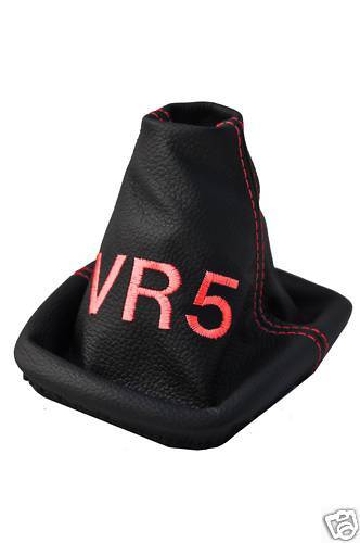 FITS VW BORA 98-05 GEAR GAITER BOOT LEATHER VR5  RED ST CUSTOM NEW MADE IN UK