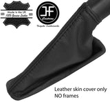 BLACK STITCHING TOP GRAIN LEATHER HANDBRAKE GAITER FITS SEAT LEON MK3 2012-2017