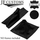 BLACK LEATHER GEAR & HANDBRAKE COVER FOR TVR CHIMERA TUSCAN TAMORA CUSTOM NEW