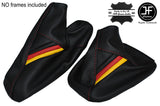 GERMAN STRIPES RED STITCH GEAR & HANDBRAKE GAITER FITS BMW 3 SERIES E36 E46