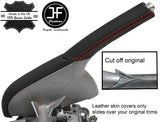RED  STITCH HANDBRAKE HANDLE&TRIM NAPPA LEATHER COVERS FOR PORSCHE CARRERA 997