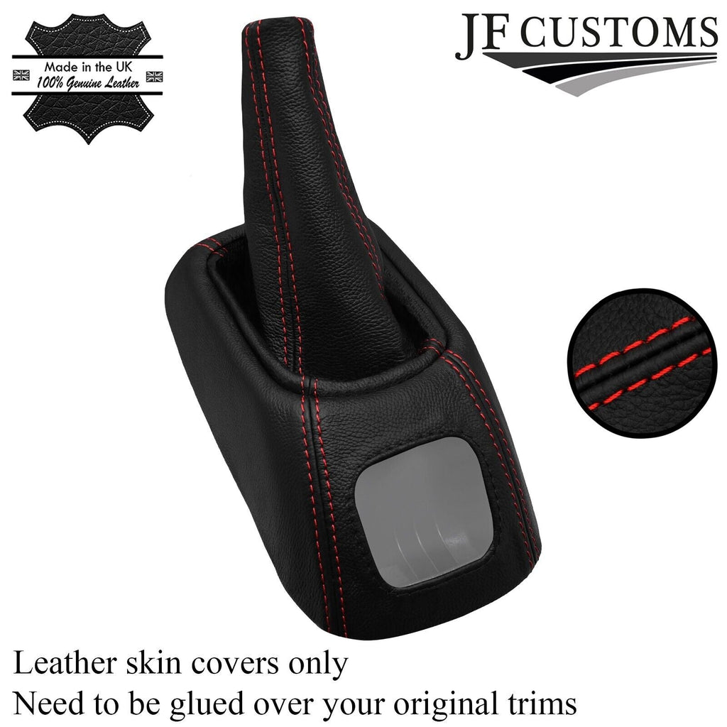 RED STI. LEATHER GEAR+SURROUND COVERS+FRAME FOR HYUNDAI STAREX H-1 H200 97-06