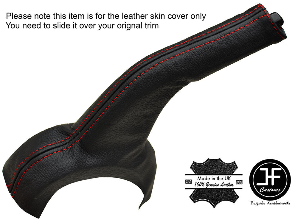 RED STITCHING LEATHER HANDBRAKE GAITER FITS JEEP PATRIOT 2007-2009 CUSTOM NEW
