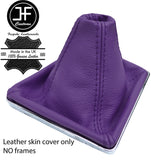 PURPLE TOP GRAIN REAL LEATHER GEAR GAITER FOR VAUXHALL OPEL ASTRA MK5 H 2004-09