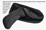 white stitch FITS MERCEDES CLK W209 GEAR KNOB GAITER ONLY 2002-2009 MANUAL