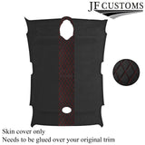 DSG2 RED DIAMOND STITCH D GREY LUXE SUEDE HEADLINER COVER FOR ROVER 75 99-05