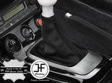 BLACK STITCHING REAL LEATHER MANUAL GEAR GAITER FITS S15 200SX SILVIA 1999-2003