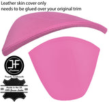 PINK REAL LEATHER SPEEDO CLUSTER HOOD COVER FOR TOYOTA GT86 SUBARU BRZ 12-17