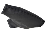BLACK DOUBLE STITCH FITS MG MGF TF TF HANDBRAKE GAITER GATOR GAITOR LEATHER