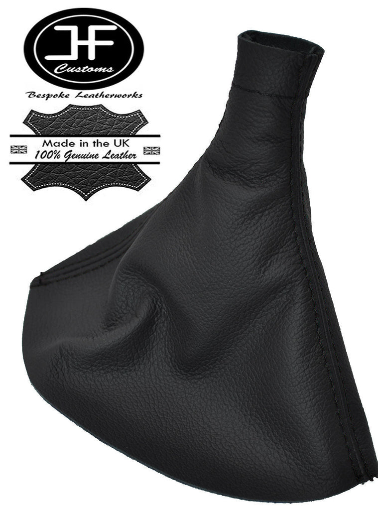 BLACK STITCH REAL LEATHER MANUAL GEAR GAITER FITS RENAULT TRAFFIC 2001-2014