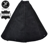 BLACK STITCHING MANUAL PU SUEDE GEAR GAITER FITS FORD MONDEO III MK3 2001-2003