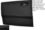 BLACK STITCH GLOVE BOX LID LEATHER SKIN COVER FITS TOYOTA SUPRA MK3 1986-1993