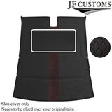 DSG2 RED STITCH D GREY SUEDE SUNROOF HEADLINER COVER FOR JAGUAR XJ6 X300 94-02