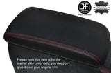 RED STITCH LEATHER ARMREST LID SKIN COVER FITS TOYOTA JZX90 CHASER 1992-1996